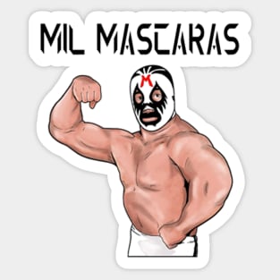 Mil Mascaras Lucha Libre Mexicana Mexican Wrestler Legend Sticker